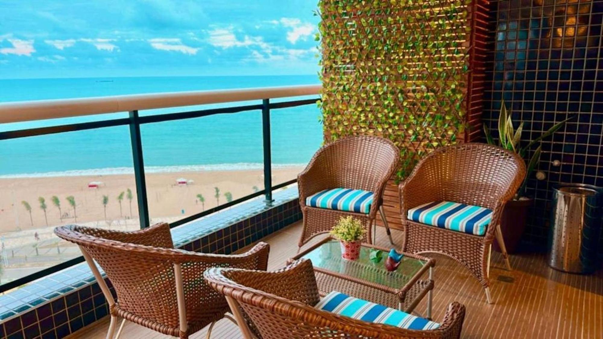 Вилла Landscape Beira Mar - Lindo, Luxo, Frente Mar Форталеза Экстерьер фото